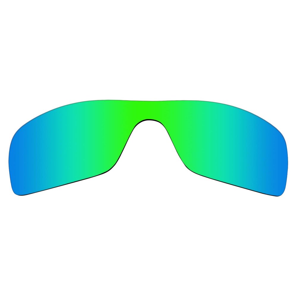 OYEX Polarized Replacement Lenses for Oakley Oil Rig Sunglass - Emerald Green Mirror
