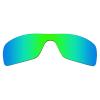 OYEX Polarized Replacement Lenses for Oakley Oil Rig Sunglass - Emerald Green Mirror view 1