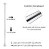 AW 9.25 FT Portable Dance Pole Kit Static Spinning Pole Dancing Pole for Home Removable 45mm Dance Pole Gym Party Club Exercise Fitness Silver, Max Load 1102 Lbs view 3