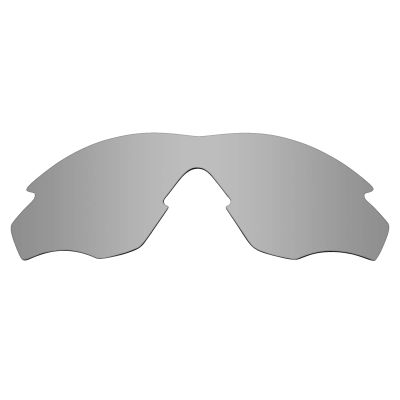 OYEX Polarized Replacement Lenses for Oakley M2 Frame XL OO9343 Sunglass - Silver Titanium Mirror