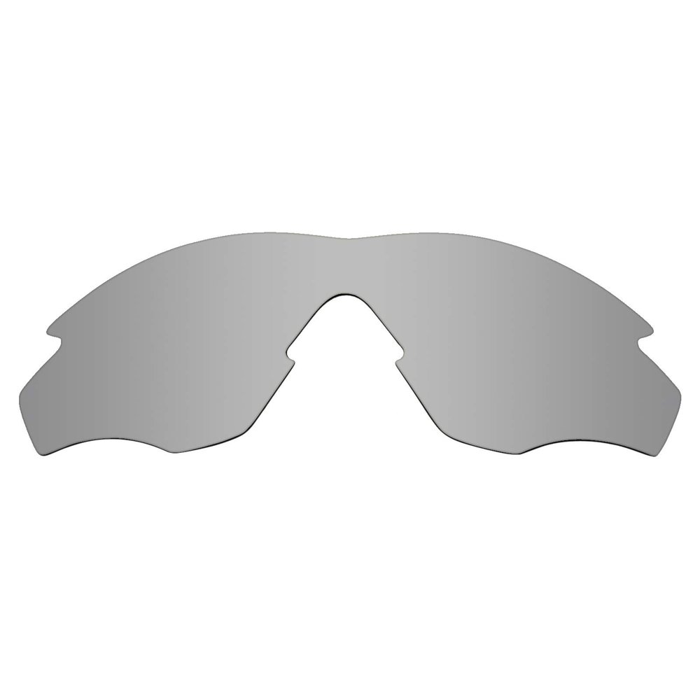 OYEX Polarized Replacement Lenses for Oakley M2 Frame XL OO9343 Sunglass - Silver Titanium Mirror