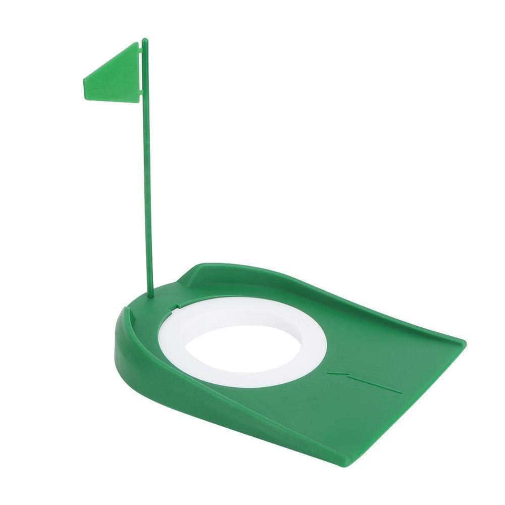 Alomejor Putting Green Regulation Cup Hole Flag Indoor Home Yard Outdoor Practice Training Trainer Aids
