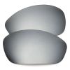 OYEX Polarized Replacement Lenses for Oakley Monster Dog Sunglass - Silver Titanium Mirror view 1