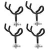 4PCS Sure Grip Steel 20 Degree Angle Rod Holder with Mounting Base Fishing Rod Holder for Boat, Ship, Yacht and More for Fishing Lovers view 1