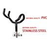 4PCS Sure Grip Steel 20 Degree Angle Rod Holder with Mounting Base Fishing Rod Holder for Boat, Ship, Yacht and More for Fishing Lovers view 4