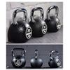 AGYH Kettlebells Black Fitness Kettlebell, Made Of Cast Iron, Professional Strength Training Equipment, Same Size6kg/8kg/10kg/12kg/ 20kg/24kg (Size : 10kg/22lb) view 3