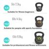AGYH Kettlebells Black Fitness Kettlebells, Weight Training Dumbbells For Men And Women, Plastic Case Anti-skid Mute, 5lb/2.3kg, 10lb/4.5kg, 15lb/6.8kg (Size : 10lb/4.5kg) view 4