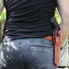Masc Premium Leather Three Slots Belt Holster with Retention Strap Fits Model 686 Plus 7RD 6-inch, Right Hand Draw, Brown #1511# view 4