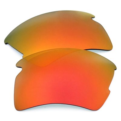 OYEX Polarized Replacement Lenses for Oakley Flak 2.0 XL OO9188 Sunglass - Fire Red Mirror