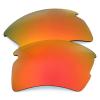 OYEX Polarized Replacement Lenses for Oakley Flak 2.0 XL OO9188 Sunglass - Fire Red Mirror view 1