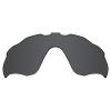 OYEX Polarized Replacement Lenses for Oakley Radar Pace OO9333 Sunglass - Stealth Black view 1