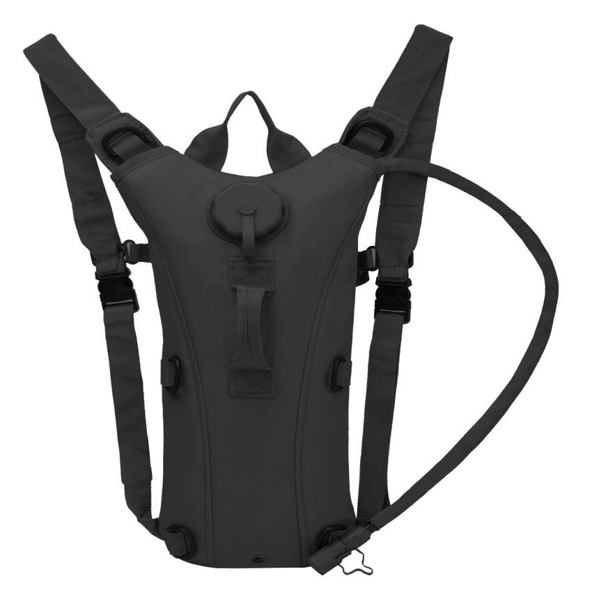 INOGIH 3L Hydration Pack Bladder Water-Bag-Pouch Outdoor Tactical-Water-Bag-Backpack for Hiking Climbing Hunting Running (Black,3L /100 Ounce)
