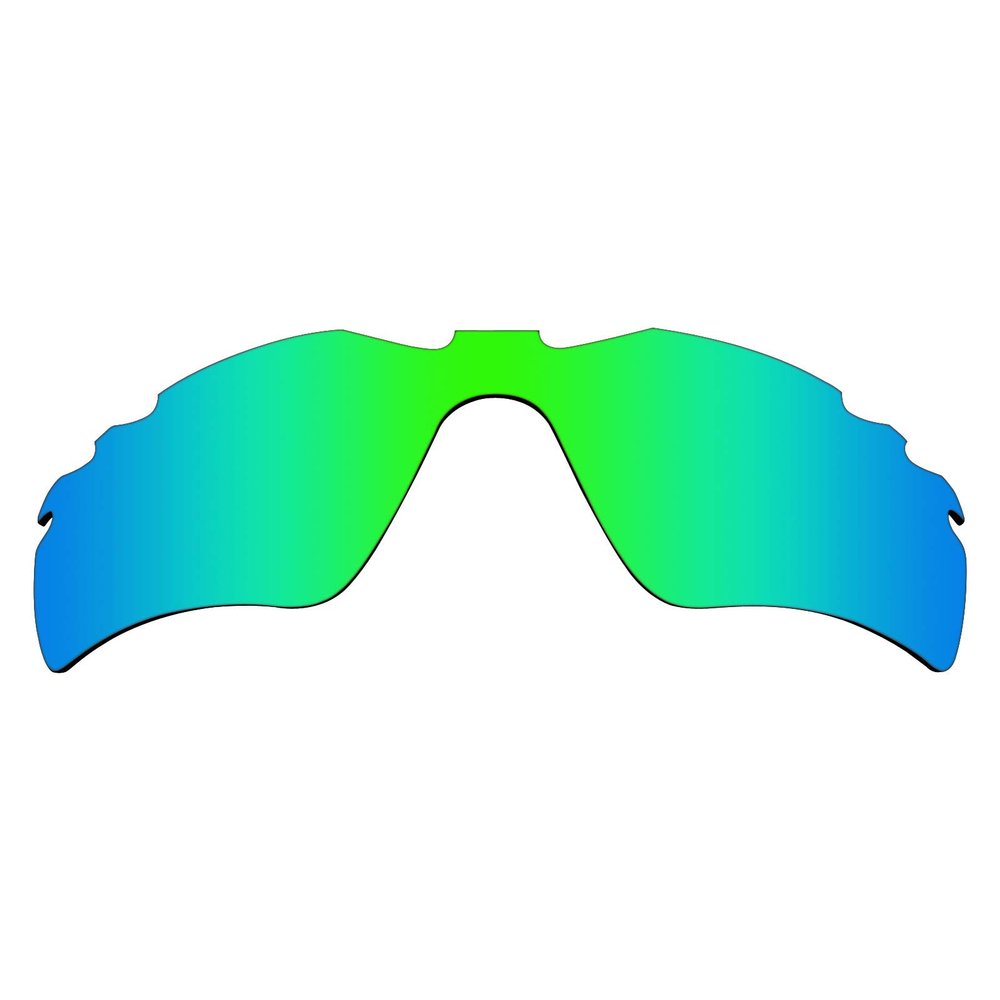 OYEX Polarized Replacement Lenses for Oakley Radar Path Vented Sunglass - Emerald Green Mirror