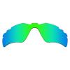 OYEX Polarized Replacement Lenses for Oakley Radar Path Vented Sunglass - Emerald Green Mirror view 1
