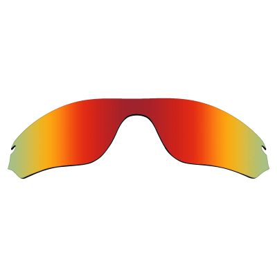 OYEX Polarized Replacement Lenses for Oakley Radar Edge OO9184 Sunglass - Fire Red Mirror