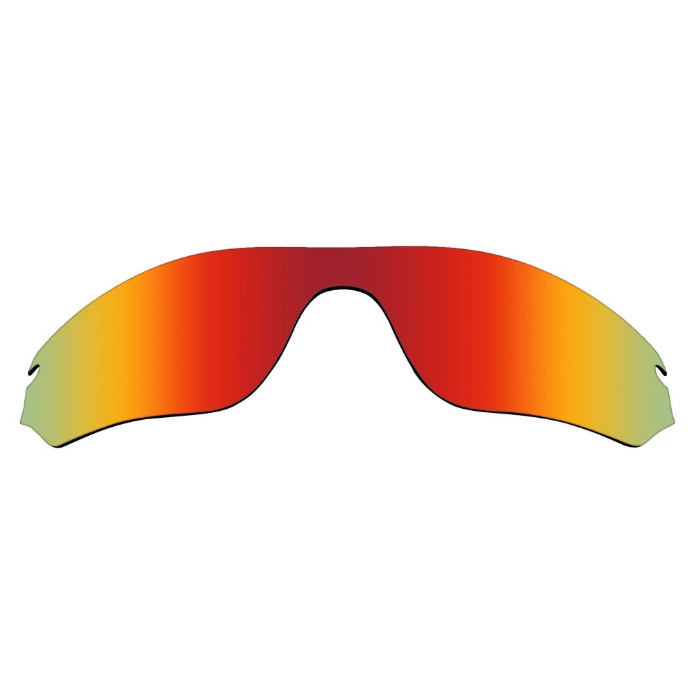 OYEX Polarized Replacement Lenses for Oakley Radar Edge OO9184 Sunglass - Fire Red Mirror