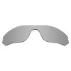 OYEX Polarized Replacement Lenses for Oakley Radar Edge OO9184 Sunglass - Silver Titanium Mirror view 1