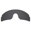 OYEX Polarized Replacement Lenses for Oakley RazorBlades Sunglass - Stealth Black view 1