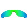 OYEX Polarized Replacement Lenses for Oakley RadarLock Edge OO9183 Sunglass - Emerald Green Mirror view 1