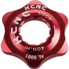 KCNC Lightweight Center Lock Adapter Red Fits 12mm Through Axle 6061 Aluminum view 1