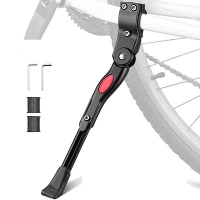 FUMIFY Bicycle Kickstand Aluminum Alloy Kickstand Adjustable Bike Side Stand Cycling Accessories f for 16 18 20 Inch Bicycles Kickstands for Mountain Bike Road Bike 16-20 Inch Bicycles Adult