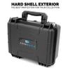 CASEMATIX 16" Customizable 4 Pistol Multiple Pistol Case - TSA Approved Waterproof & Shockproof Hard Gun Cases for Pistols, Magazines and Accessories -Case for Pistols with Two Layers of 2" Foam view 2