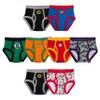 DC Comics 100% Cotton Briefs with Prints Including Superman, Batman, The Flash Logos, Sizes 2/3T, 4T, 4, 6, 8 view 1