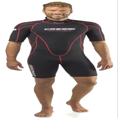 Cressi Tortuga 2.5 mm Man, Black/Red, 2XL