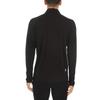 100% Merino Wool Men's Expedition Weight Quarter Zip - Moisture Wicking Sweater - Black - Medium view 2