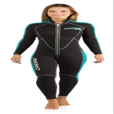 Cressi Lido Long 2 mm Lady, Black/Aquamarine, XS