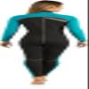 Cressi Lido Long 2 mm Lady, Black/Aquamarine, XS view 2