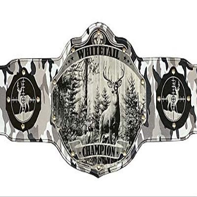 Undisputed Belts Hunting Championship Belt Trophy - Custom Text