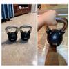 AGYH Kettlebells Black Cast Iron Kettlebell For Cross-training Strength Training At Home And Gym, 4kg/6kg/8kg/10kg/12kg/14kg/16kg/18kg/20kg/22KG/24kg (Size : 12kg/26.4lb) view 3