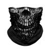 Skull Face Mask Bandanas, Neck Gaiter, Headwear, Magic Scarf, Headband for dust sun wind (Silver006) view 1