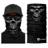 Skull Face Mask Bandanas, Neck Gaiter, Headwear, Magic Scarf, Headband for dust sun wind (Silver006) view 4