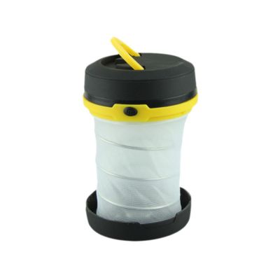 AnHua Camping Lantern Hiking Lamp Flashlight Pop-Up LED Tent Light Collapsible 3in1 (Yellow)