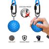SELEWARE Pull Up Power Ball Hold Grips Durable Non-Slip Hand Grips Strength Trainer Exerciser for Bouldering, Pull-up, Kettlebells, Fitness, Workout Climbing, Blue (2 Pack) view 4