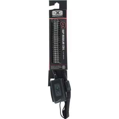 OCEAN & EARTH Regular SUP/LB Coil Moulded Leash 9' Black