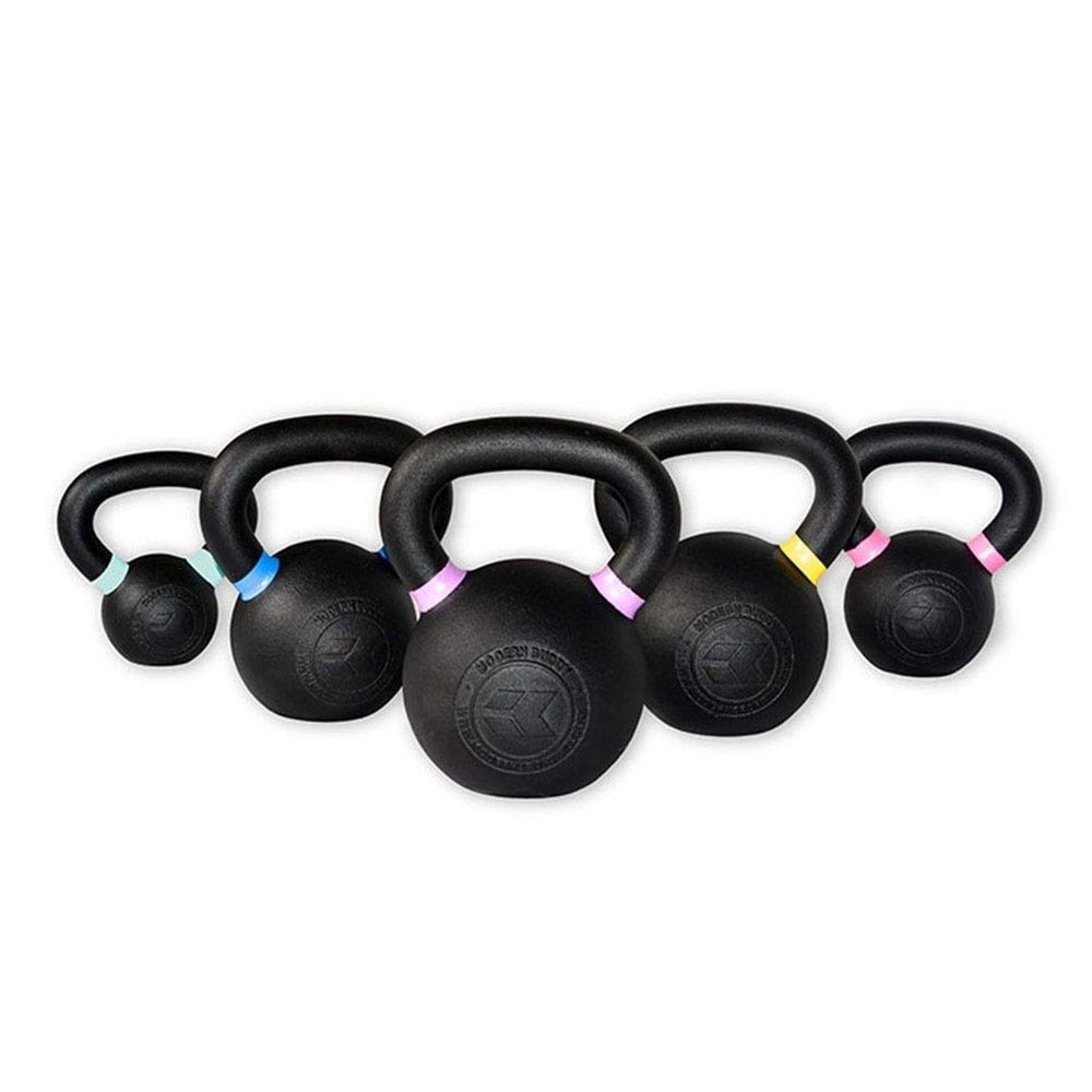 AGYH Kettlebells Black Cast Iron Kettlebell, 4kg / 8kg / 16kg / 20kg / 24kg Strength Training Equipment For Men And Women, Weightlifting Dumbbells (Size : 24kg/52.9lb)