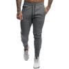A WATERWANG Men's Slim Jogger Pants, Tapered Athletic Sweatpants for Jogging Running Exercise Gym Workout Dark Gray