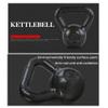 Kettlebells AGYH Cast Iron, Strength Training Fitness Equipment Lifting Ball Lifting Dumbbells, Black, 4kg/5kg/6kg/8kg/10kg/12kg/15kg/16kg/20kg/24kg (Size : 24kg/52.9lb) view 4