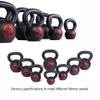 AGYH Kettlebells Black Cast Iron Kettlebell, Home Gym Fitness Equipment, Professional Strength Training, 4kg/6kg/8kg/10kg/12kg/20kg/24kg (Size : 4kg/8.8lb) view 2