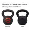 AGYH Kettlebells Black Cast Iron Kettlebell, Home Gym Fitness Equipment, Professional Strength Training, 4kg/6kg/8kg/10kg/12kg/20kg/24kg (Size : 4kg/8.8lb) view 4