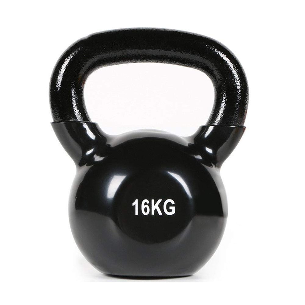 AGYH Kettlebells Cast Iron Kettlebell, Strength Training Equipment For Home Gym4kg/ 6kg/8kg/10kg/12kg/14kg/16kg (Size : 16kg/35.2lb)