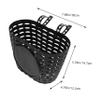 Garneck Children Bike Basket Plastic Front Handlebar Bicycle Basket Detachable Removable Easy Install Quick Released Basket for Kids Bike Black(More Thicker) view 2