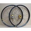 Bicycle Wheel 24 Inch Double Wall Rims BMX Bike Wheel Set Disc Brake QR 8-10 Speed Cassette Hubs 32H (Size : C-Black) view 1