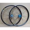 LHHL Bicycle Wheel 24 Inch Double Wall Rims BMX Bike Wheel Set Disc Brake QR 8-10 Speed Cassette Hubs 32H (Size : A-Black) view 1