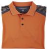 Legendary Whitetails Men's Pro Hunter Performance Polo, Burnt Orange/Mossy Oak Country, Large view 3