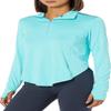 Legendary Whitetails Women's Trail Blazer 1/4 Zip Performance Shirt, Glacier, Large view 3