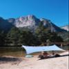 Neso Sidelines Grande Sports Tent - Lightweight and Portable Sun Shelter and Shade Tent for Outdoor Activities - Patented Reinforced Corners - UPF 50+ - 7ft Tall, 11 x 4.5 ft - Periwinkle Blue view 4